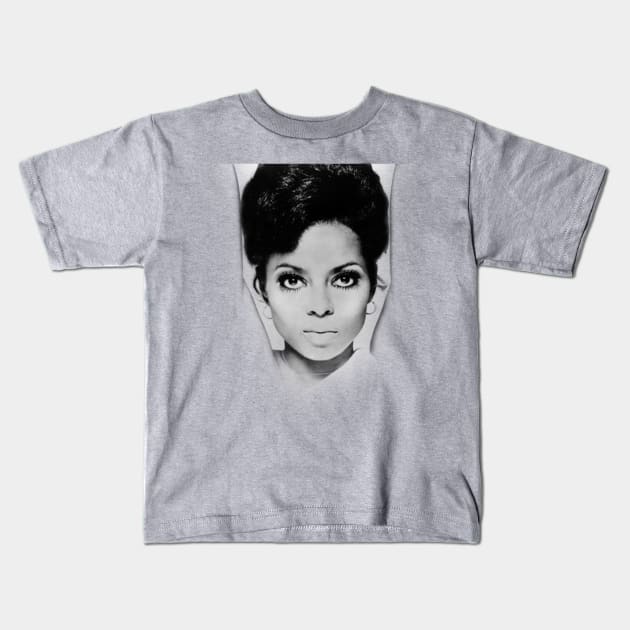 Diana Ross Style 80s Kids T-Shirt by Xposure